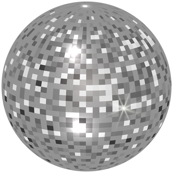 This png image - Silver Disco Ball PNG Clipart, is available for free download