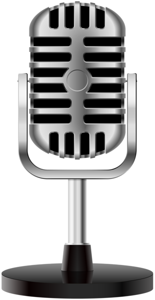 This png image - Vintage Microphone Clip Art Image, is available for free download