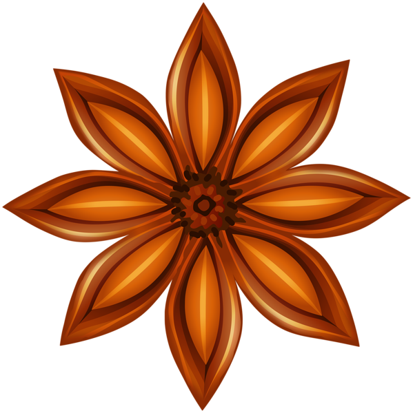 This png image - Star Anise Clipart, is available for free download
