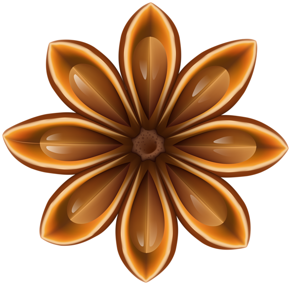 This png image - Star Anise PNG Clip Art, is available for free download