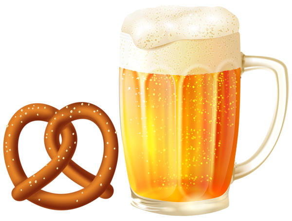 This png image - Beer Mug and Pretzel PNG Clip Art Image, is available for free download