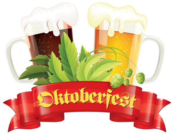 This png image - Oktoberfest Red Banner Beers and Malt PNG Clipart Picture, is available for free download