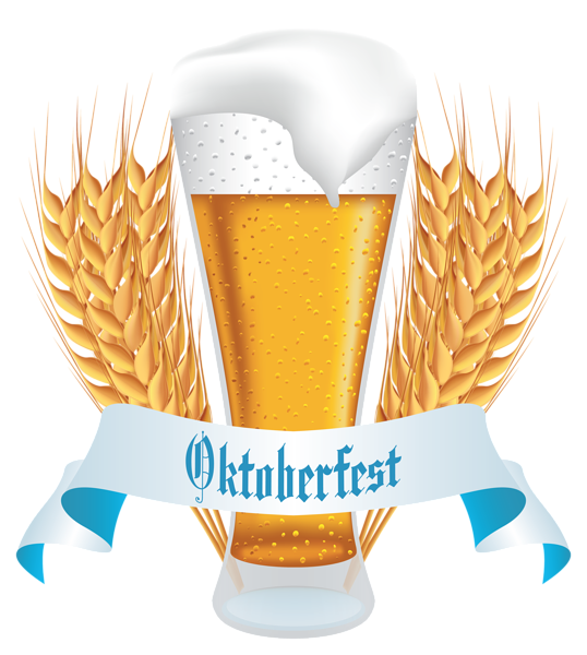 This png image - Oktoberfest Beer with Wheat Banner PNG Clipart Image, is available for free download