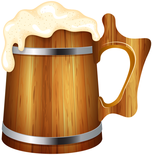 This png image - Wooden Beer Mug PNG Clip Art Image, is available for free download