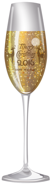 This png image - 2016 Champagne Glass PNG Clipart Image, is available for free download