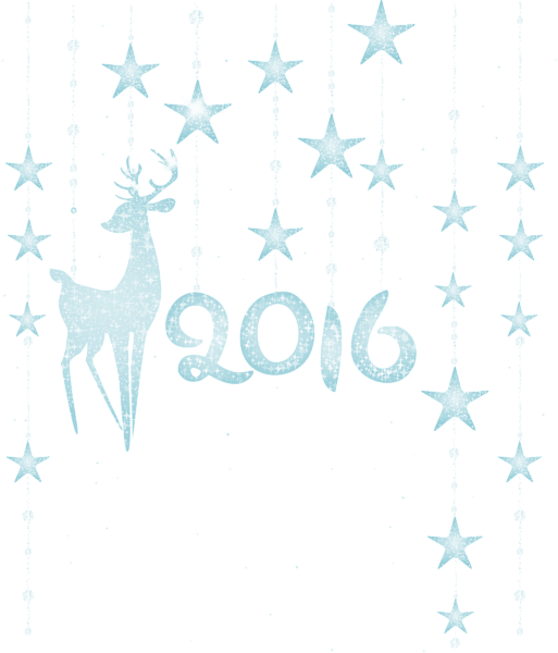 This png image - 2016 Decoration with Deer PNG Clipart Image, is available for free download