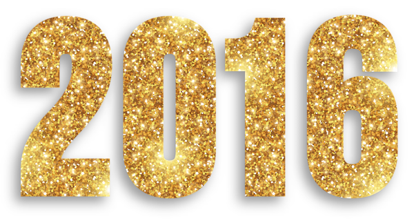 This png image - 2016 Gold Large PNG Image, is available for free download