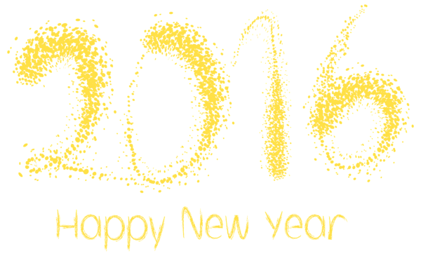 This png image - 2016 Happy New Year PNG Clipart Image, is available for free download