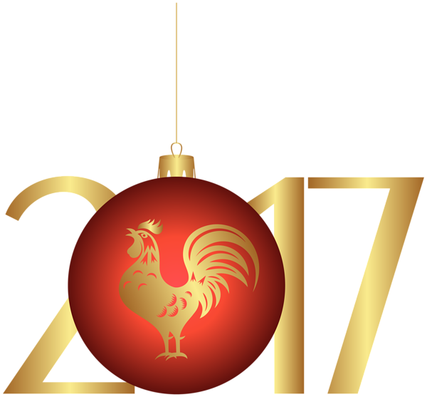 This png image - 2017 Rooster Gold Red Transparent PNG Clip Art Image, is available for free download