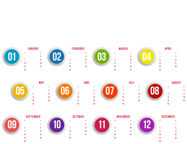 This png image - 2018 Calendar Transparent PNG Clip Art, is available for free download