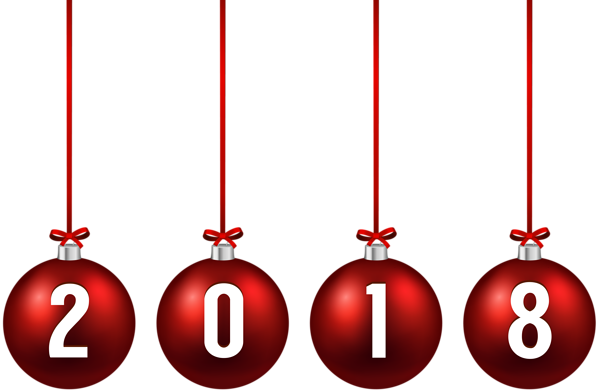 This png image - 2018 Christmas Balls PNG Clip Art Image, is available for free download