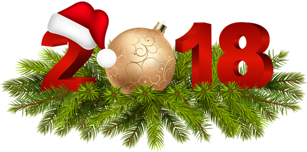 This png image - 2018 Christmas Decoration PNG Clip Art Image, is available for free download