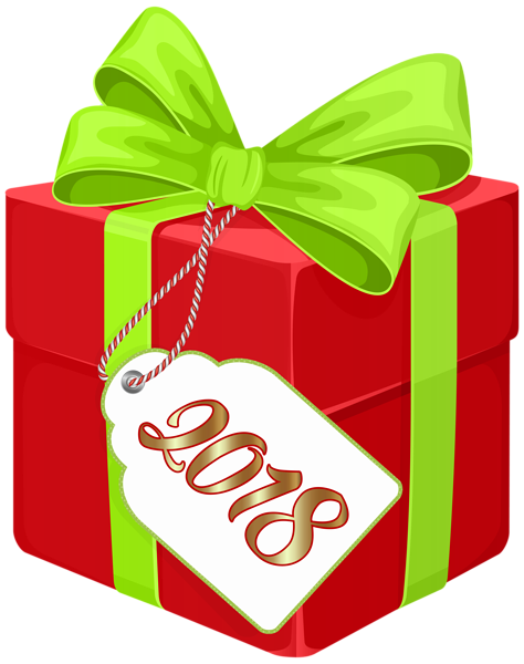 This png image - 2018 Gift Box PNG Clip Art Image, is available for free download