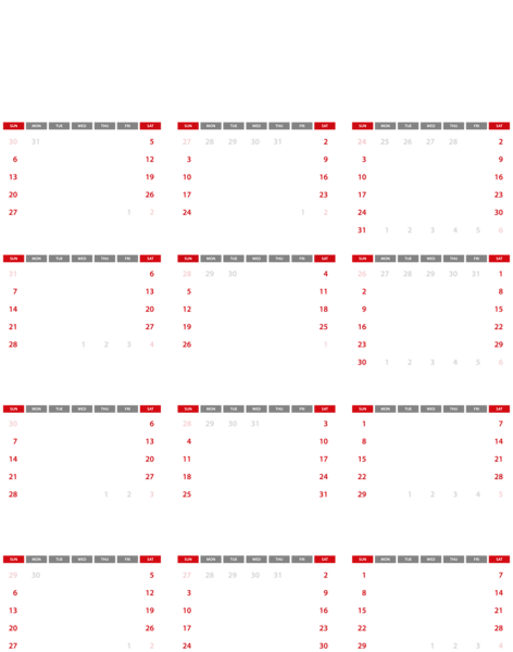 This png image - 2019 Calendar Transparent PNG Clip Art Image, is available for free download