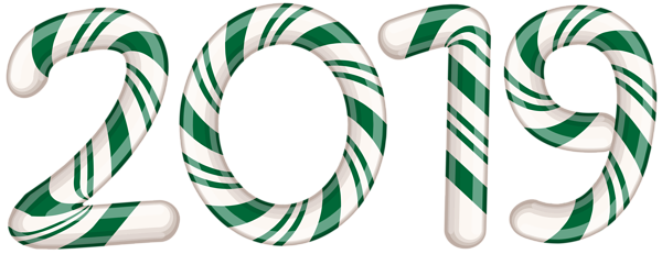 This png image - 2019 Candy Cane Green PNG Clip Art Image, is available for free download