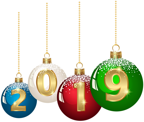This png image - 2019 Christmas Balls PNG Clip Art Image, is available for free download