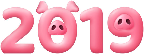This png image - 2019 Pig Year Clip Art Image, is available for free download