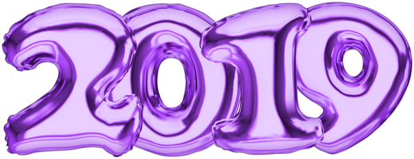 This png image - 2019 Purple Transparent PNG Clip Art, is available for free download