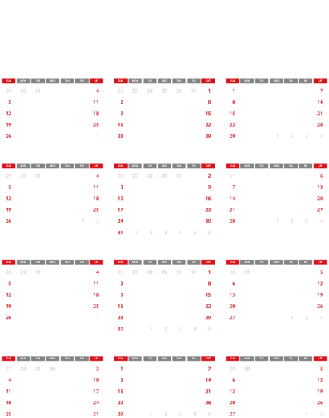 This png image - 2020 Calendar Transparent PNG Clip Art Image, is available for free download