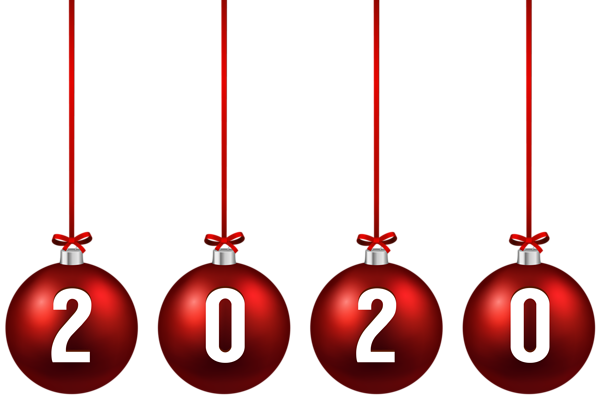 This png image - 2020 Christmas Balls PNG Clip Art Image, is available for free download