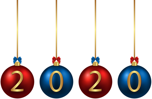 This png image - 2020 Christmas Balls Red Blue PNG Image, is available for free download