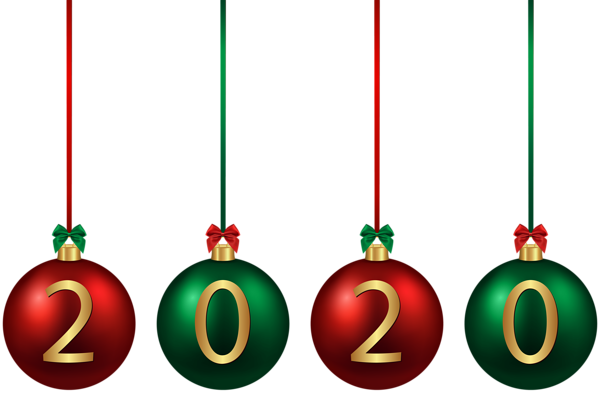 This png image - 2020 Christmas Balls Red Green PNG Image, is available for free download