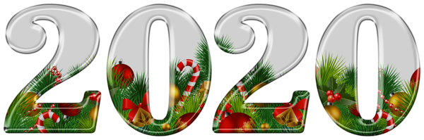 This png image - 2020 Decorative Year PNG Clipart, is available for free download
