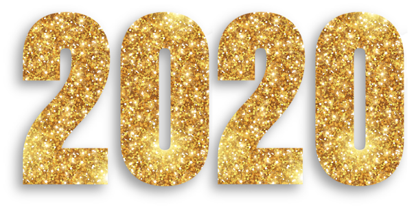 This png image - 2020 Gold Large PNG Clipart, is available for free download