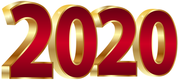 This png image - 2020 Gold and Red PNG Clipart Image, is available for free download