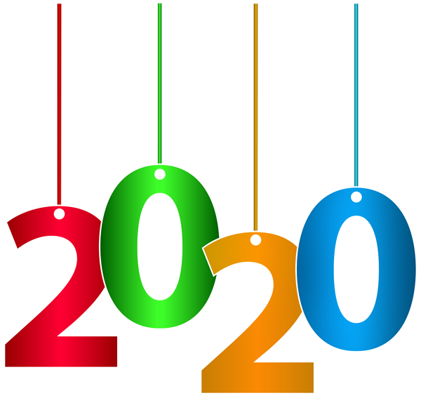 This png image - 2020 Hanging Transparent Clipart PNG Image, is available for free download