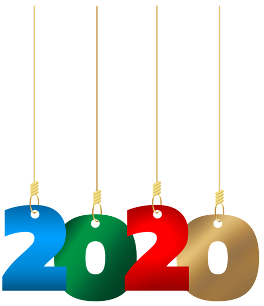 This png image - 2020 Hanging Transparent PNG Clip Art Image, is available for free download