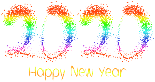 This png image - 2020 Happy New Year PNG Clipart Image, is available for free download
