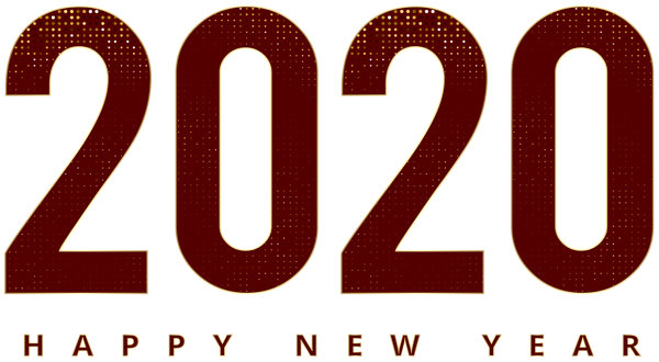 This png image - 2020 Happy New Year Red PNG Clipart, is available for free download