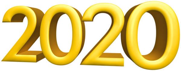 This png image - 2020 Yellow Transparent Clipart, is available for free download