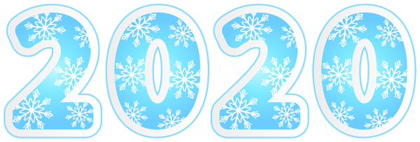 This png image - 2020 with Snowflakes PNG Clipart Image, is available for free download