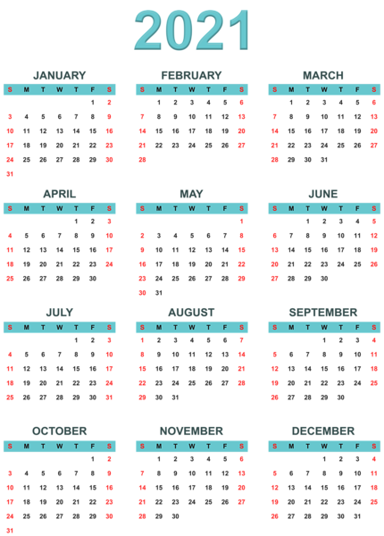This png image - 2021 Blue Calendar Transparent Clipart, is available for free download