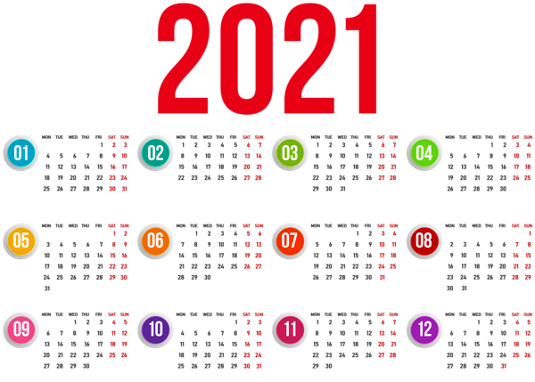 This png image - 2021 Calendar Transparent PNG Image, is available for free download
