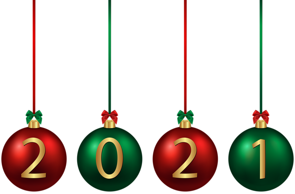 This png image - 2021 Christmas Balls Red Green PNG Image, is available for free download
