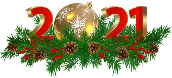 This png image - 2021 Christmas Decoration PNG Clip Art Image, is available for free download