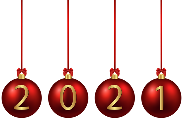 This png image - 2021 Red Christmas Balls PNG Image, is available for free download