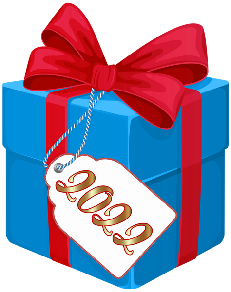 This png image - 2022 Blue Gift Box PNG Clip Art Image, is available for free download