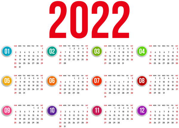 This png image - 2022 Calendar US Transparent PNG Image, is available for free download