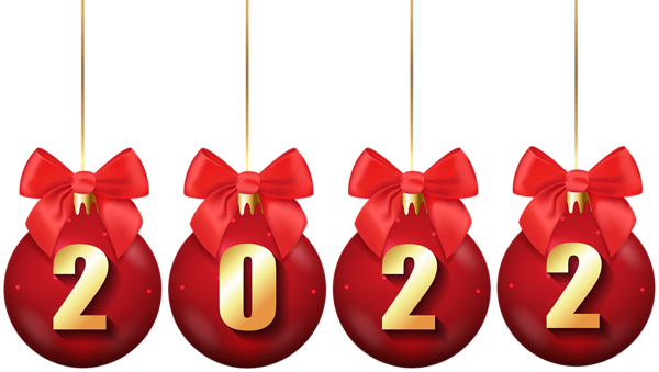 This png image - 2022 Christmas Balls Transparent PNG Clipart, is available for free download
