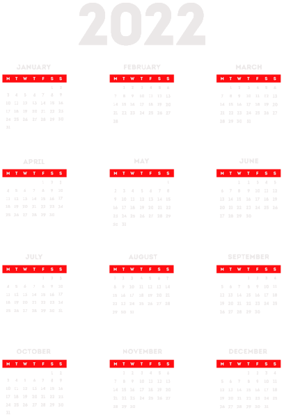 This png image - 2022 EU Calendar Transparent White PNG Clipart, is available for free download