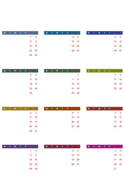This png image - 2022 EU color Calendar Transparent PNG Clipart, is available for free download