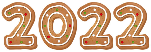 This png image - 2022 Gingerbread Cookie Clipart Image, is available for free download