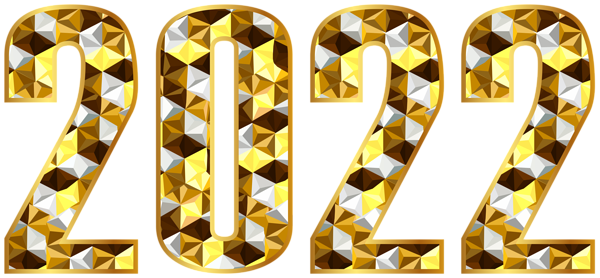 This png image - 2022 Gold Clipart Image, is available for free download