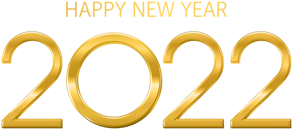 This png image - 2022 Gold Happy New Year Transparent Clipart, is available for free download