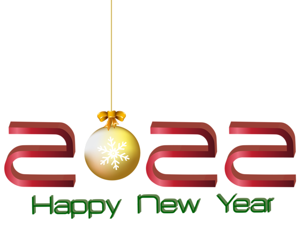 This png image - 2022 Happy New Year Transparent PNG Clip Art Image, is available for free download