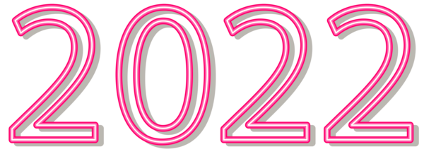 This png image - 2022 Neon Style Pink PNG Clip Art Image, is available for free download